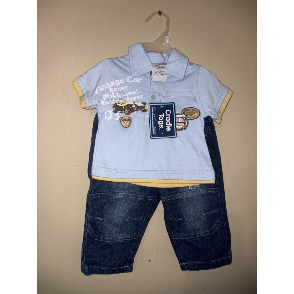 Baby Two Peace Size 3/6 Month  Children Apparel Network Cradle Togs